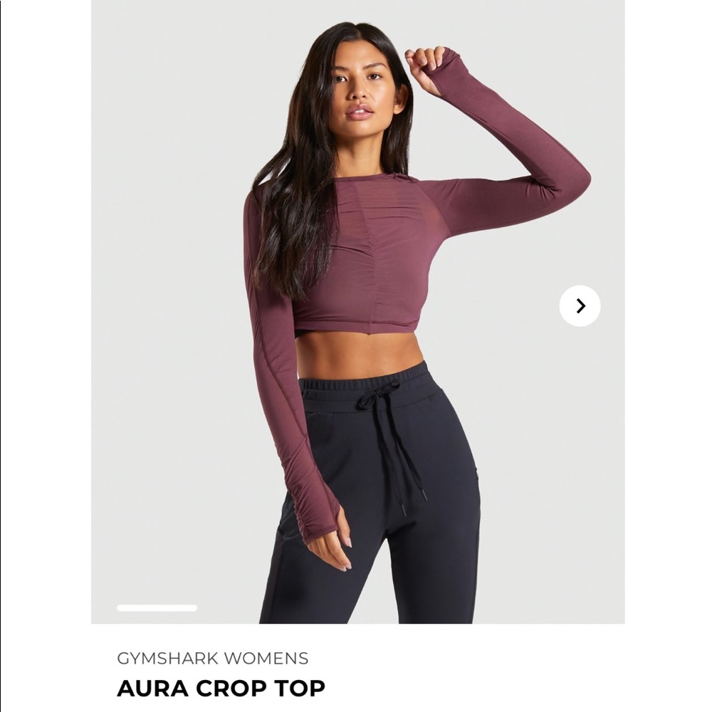NWT Gymshark Aura Crop Top